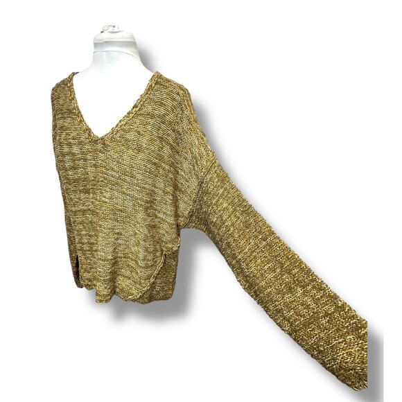 Universal Thread Women’s V Neck Pullover Sweater, Green Variegated, size XL - Picture 4 of 12